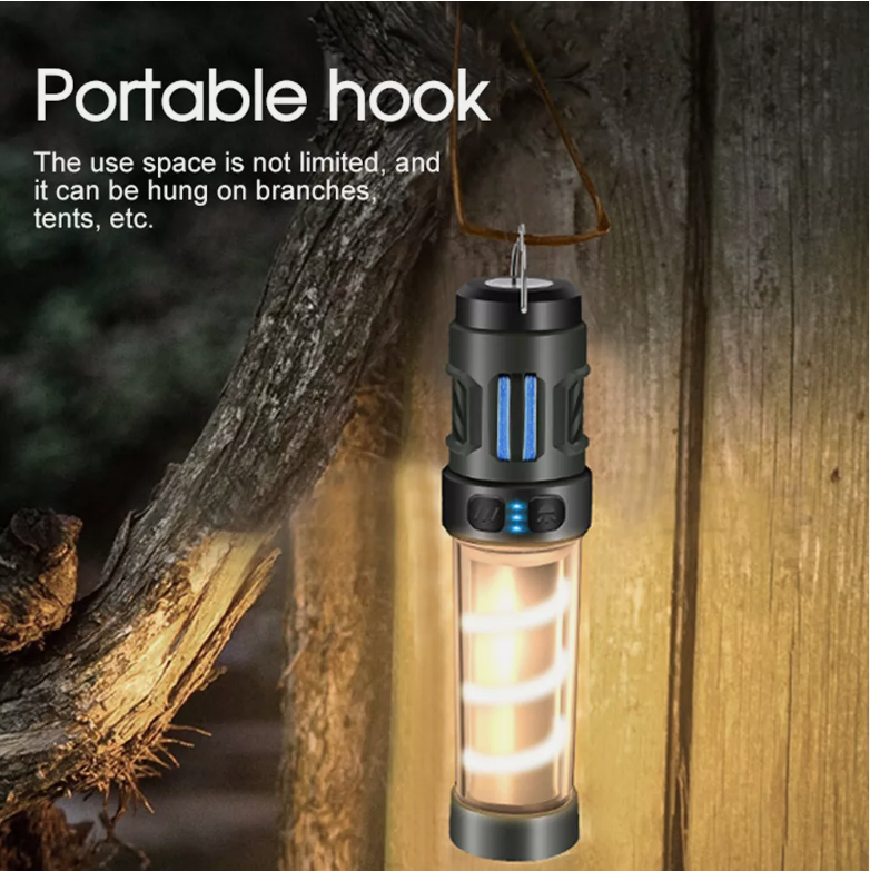 3 in 1 Mosquito Repeller Lamp USB Rechargeable Camping Lantern