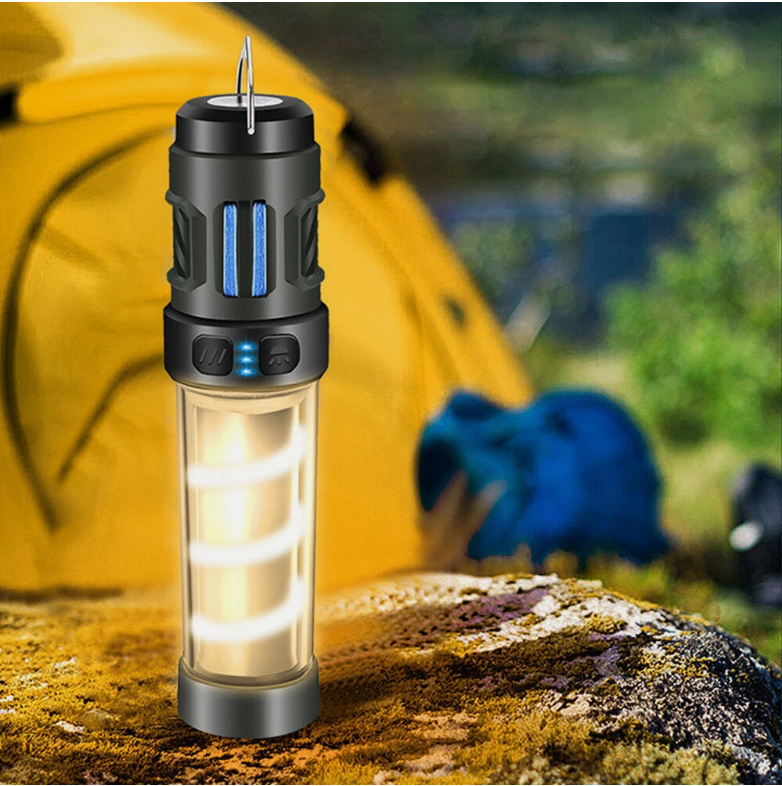 3 in 1 Mosquito Repeller Lamp USB Rechargeable Camping Lantern