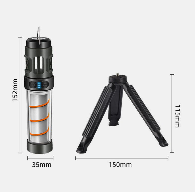 3 in 1 Mosquito Repeller Lamp USB Rechargeable Camping Lantern