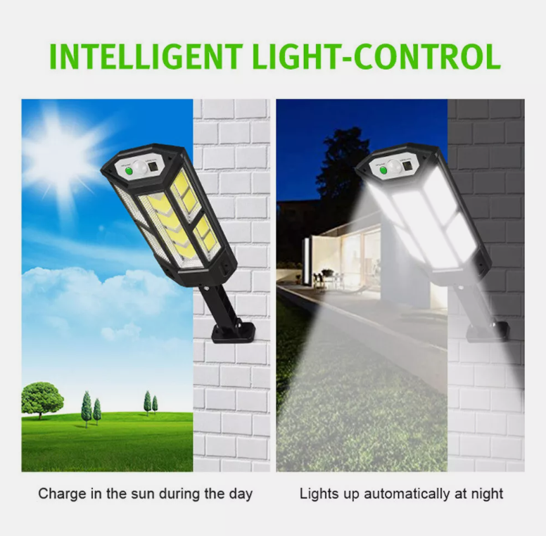 Motion Sensor Solar Powered Lights 3 Modes Household Wall Security Lights