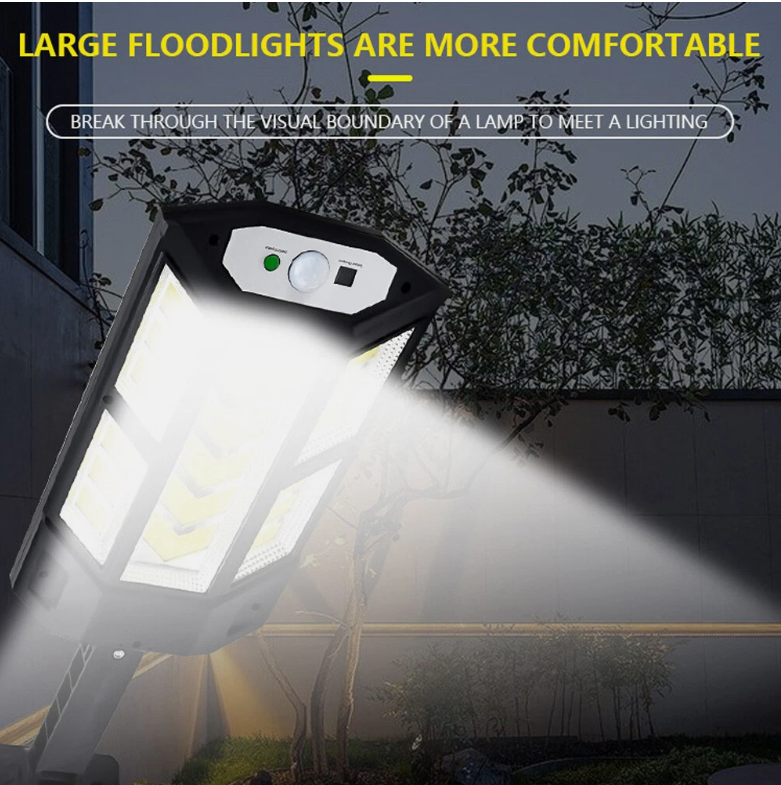 Motion Sensor Solar Powered Lights 3 Modes Household Wall Security Lights