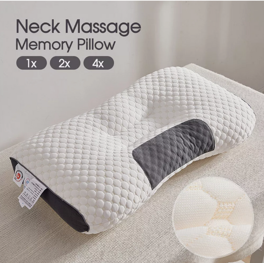 Neck Massage Memory Pillow for Shoulder Pain Relief Ergonomic Orthopedic