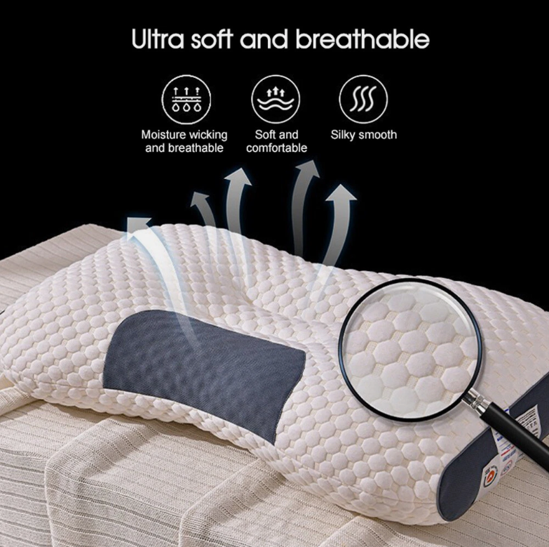 Neck Massage Memory Pillow for Shoulder Pain Relief Ergonomic Orthopedic
