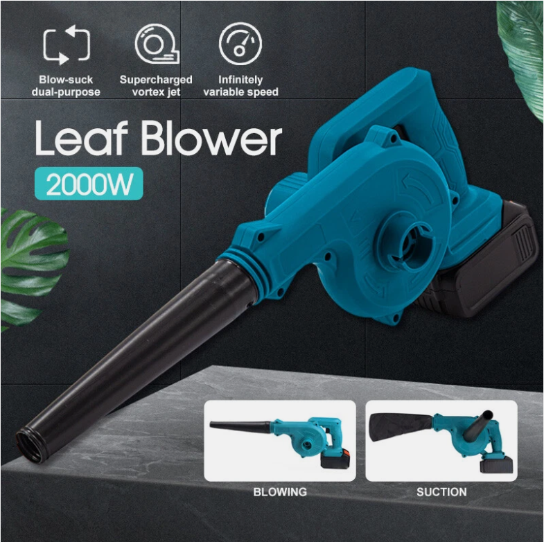 Cordless Electric Leaf Blower and Vacuum Home Car Dust Remover Cleaner