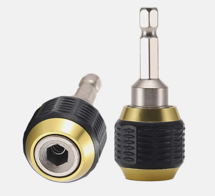 60mm Self-locking Drill Bit Holder 1/4 Inch Hex Shank Drill Bit Extension Holder