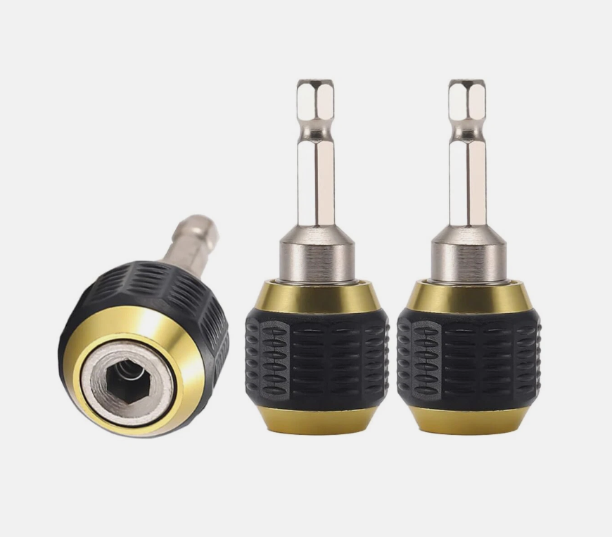 60mm Self-locking Drill Bit Holder 1/4 Inch Hex Shank Drill Bit Extension Holder