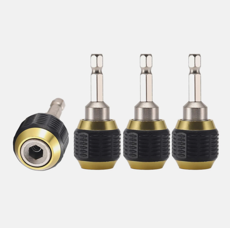 60mm Self-locking Drill Bit Holder 1/4 Inch Hex Shank Drill Bit Extension Holder