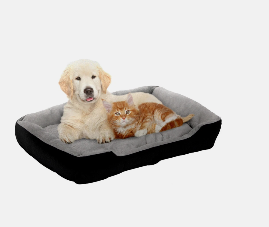 Pet Bed Dog Cat Large Beds Calming Warm Soft Cushion Mattress Plush Comfy M XXL