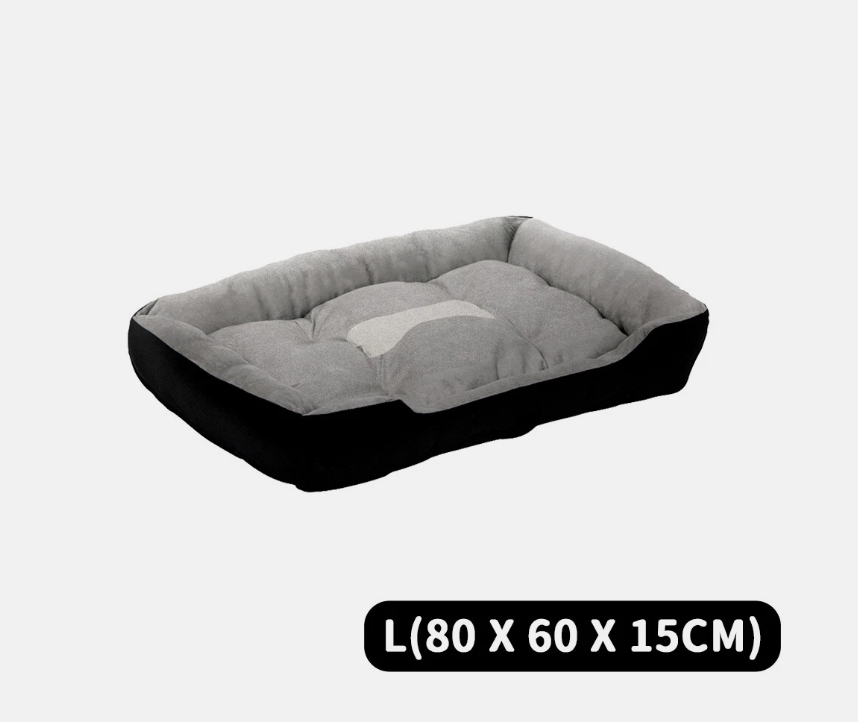 Pet Bed Dog Cat Large Beds Calming Warm Soft Cushion Mattress Plush Comfy M XXL