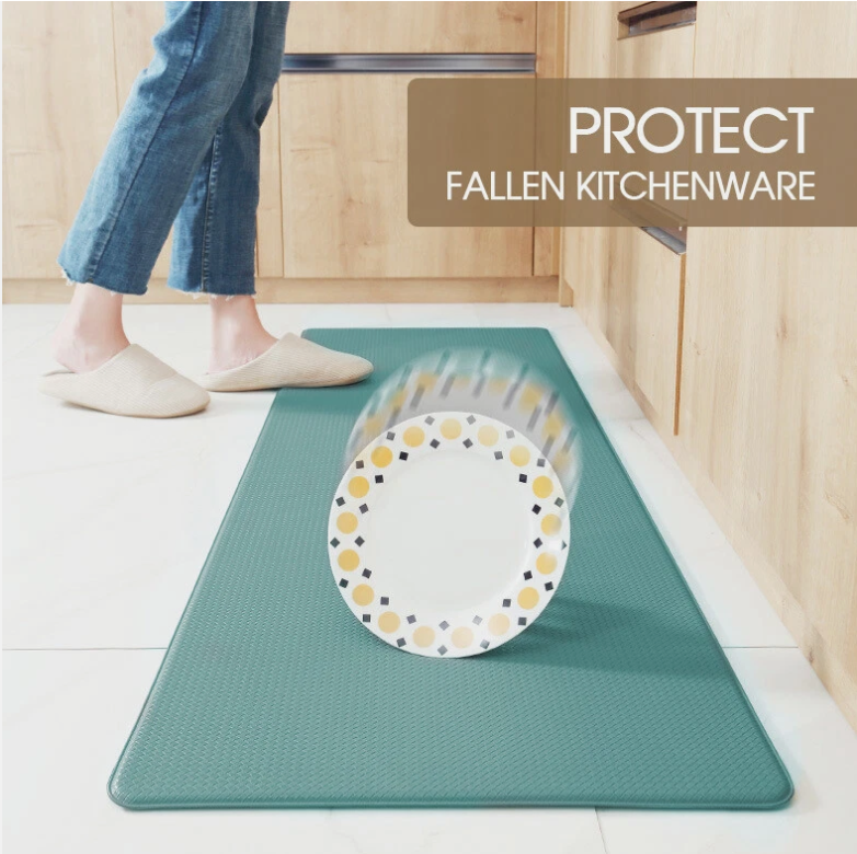 Non-Slip Waterproof Kitchen Door Mat Home Floor Rug Carpet Anti-Oil Easy Clean
