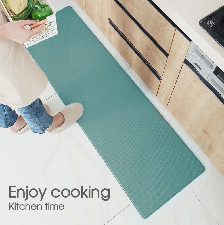 Non-Slip Waterproof Kitchen Door Mat Home Floor Rug Carpet Anti-Oil Easy Clean