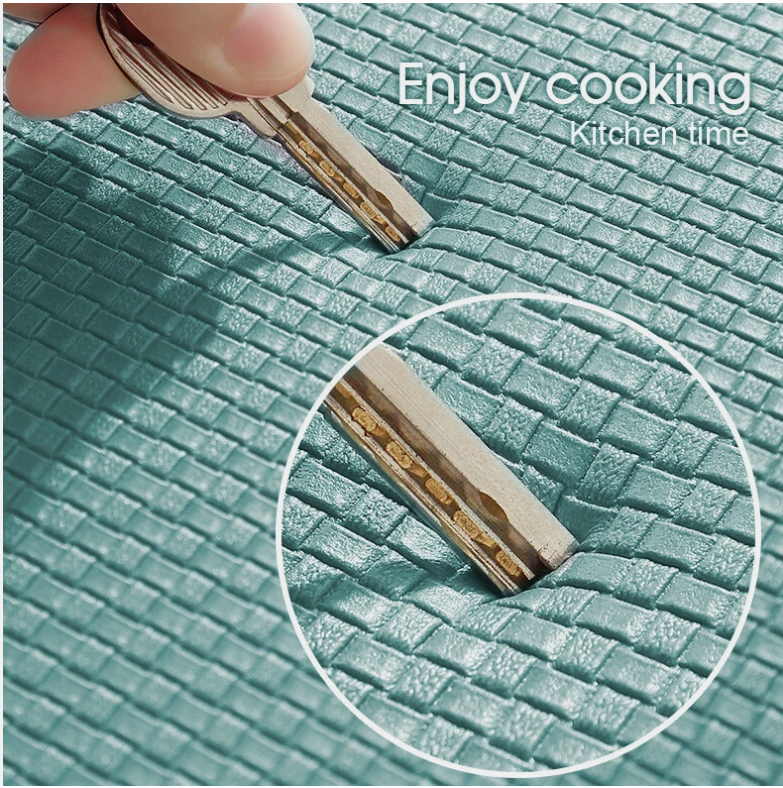 Non-Slip Waterproof Kitchen Door Mat Home Floor Rug Carpet Anti-Oil Easy Clean