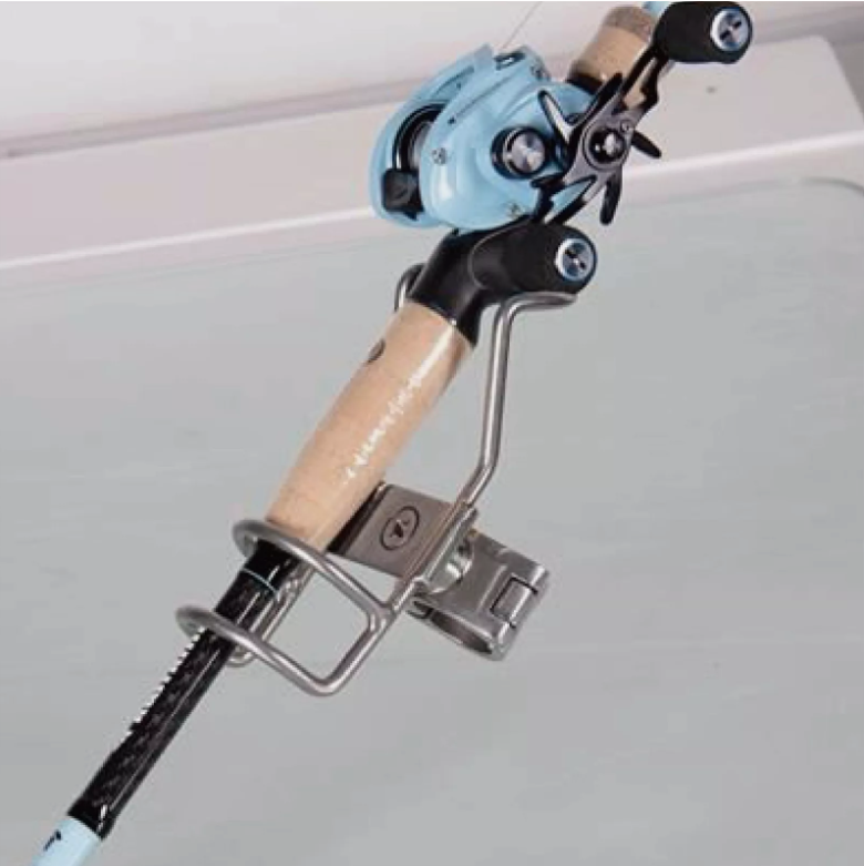 2/4 Quality Stainless Steel Rod Holder Rail Mount Wire Fishing Boat Marine Grade