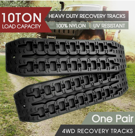 2pc NEW 10T Pair Recovery Tracks Sand Track Sand / Snow / Mud Trax 4WD Blue