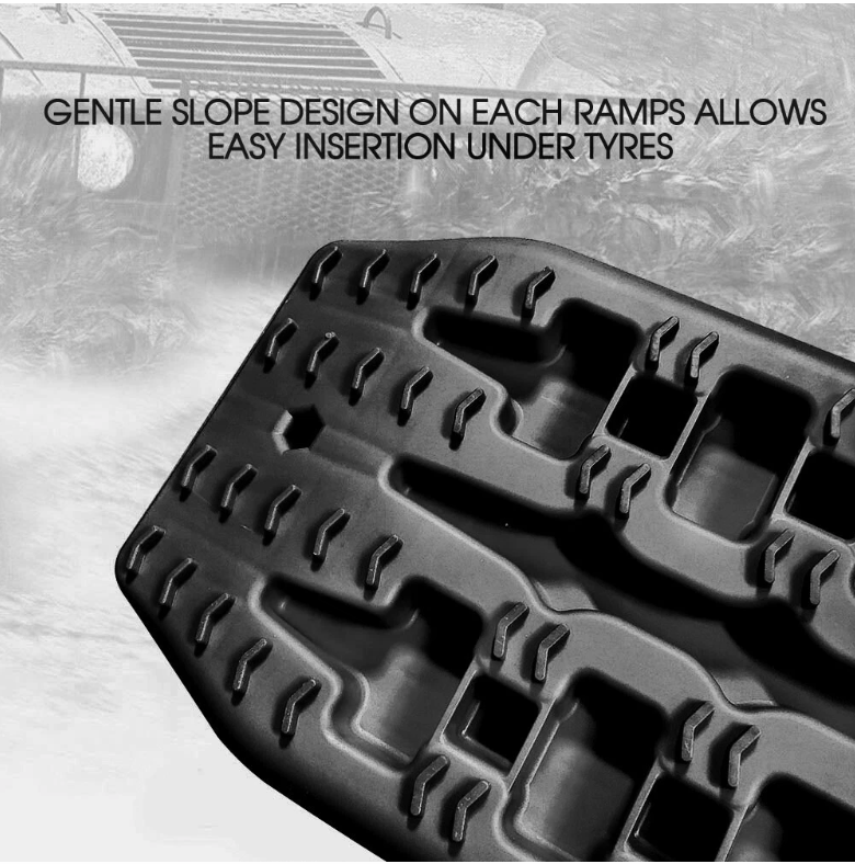 2pc NEW 10T Pair Recovery Tracks Sand Track Sand / Snow / Mud Trax 4WD Blue