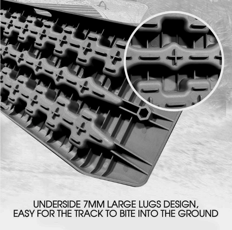 2pc NEW 10T Pair Recovery Tracks Sand Track Sand / Snow / Mud Trax 4WD Blue