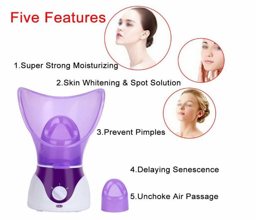 TooToo Face Spa Home Office Facial Steamer Sauna Pores Skin Deep Cleanse Mist