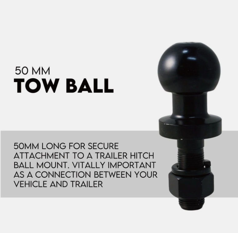 Adjustable Height Tow Hitch Ball Towbar Drop Mount Tongue Trailer Tow Bar 4000KG