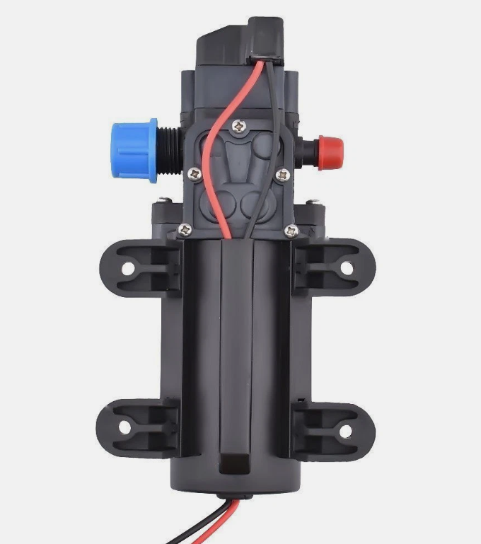 60W 12V 80PSI Water Pump High Pressure 5L/Min Self-Priming Caravan Camping Boat