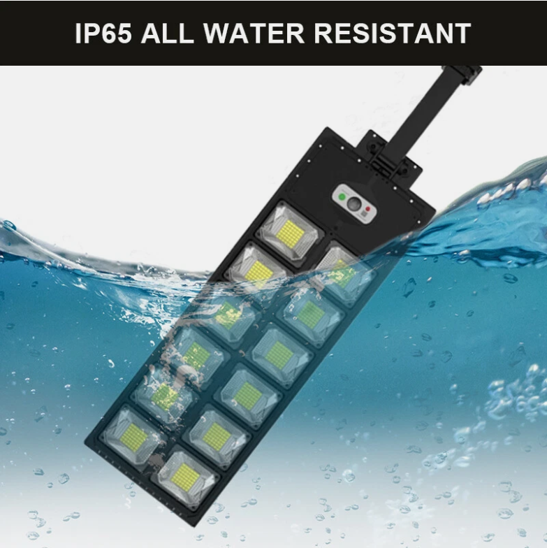 1500W Solar LED Strong Light Double Row Path Light Solar Induction Outdoor
