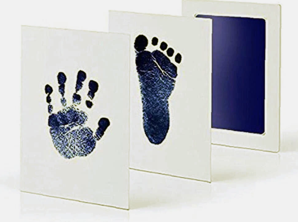 Inkless Wipe Hand and Foot Print Kit Newborn Christening Baby Pet Keepsake Gift