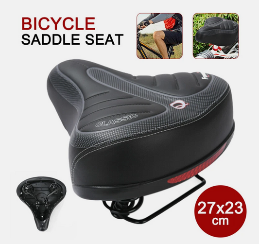 Wide Big Bum Bike Bicycle Gel Cruiser Comfort Saddle Seat Sporty Soft Cushion