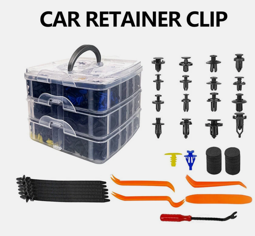 855X Car Trim Body Clips Kit Rivets Retainer Auto Panel Bumper Plastic Fastener