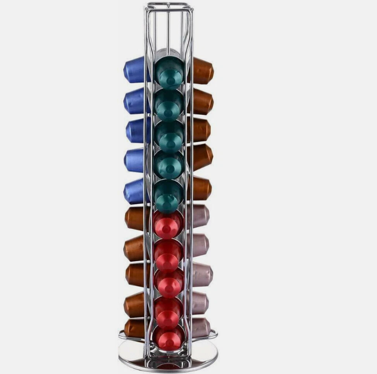 40 Nespresso Coffee Capsules Pod Holder Stand Dispenser Rack Storage Capsule