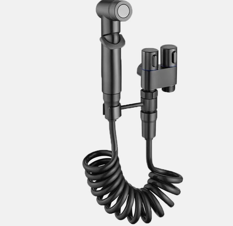 ABS Handheld Douche Bidet Toilet Spray Shower Shattaf Diverter Telescopic Hose