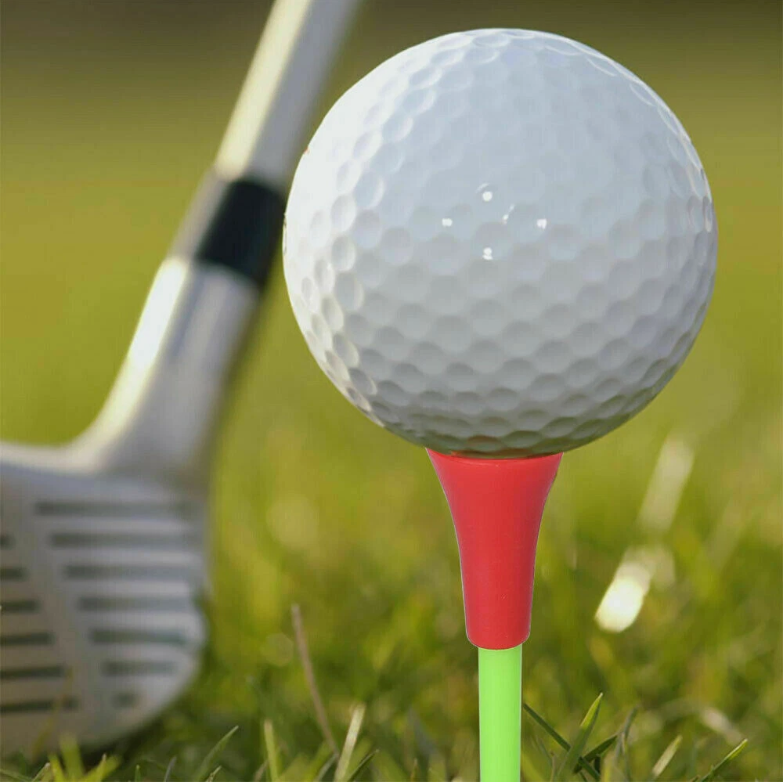 110Pcs Plastic & Rubber Cushion Top Golf Tees 83mm High Quality Fast Dispatch