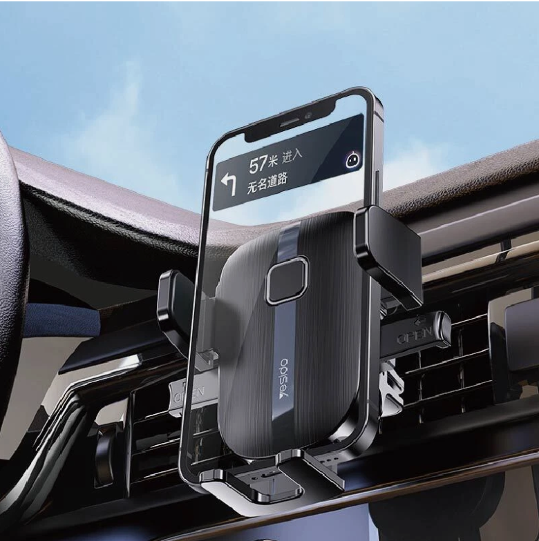 Car Phone Holder Mount Air Vent Grip Lock System Rotation For iPhone Samsung AU