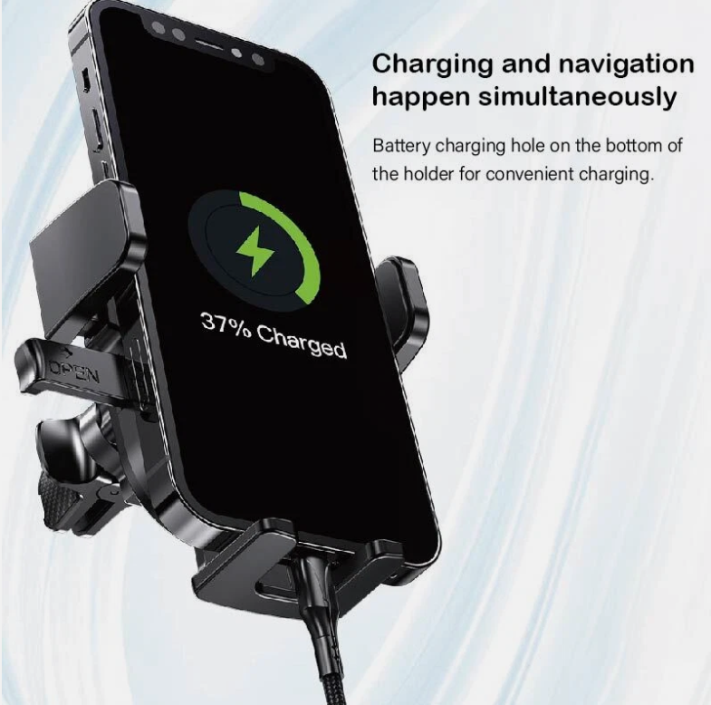 Car Phone Holder Mount Air Vent Grip Lock System Rotation For iPhone Samsung AU