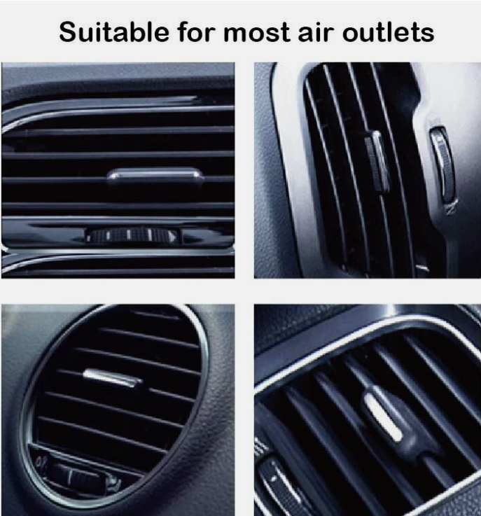 Car Phone Holder Mount Air Vent Grip Lock System Rotation For iPhone Samsung AU