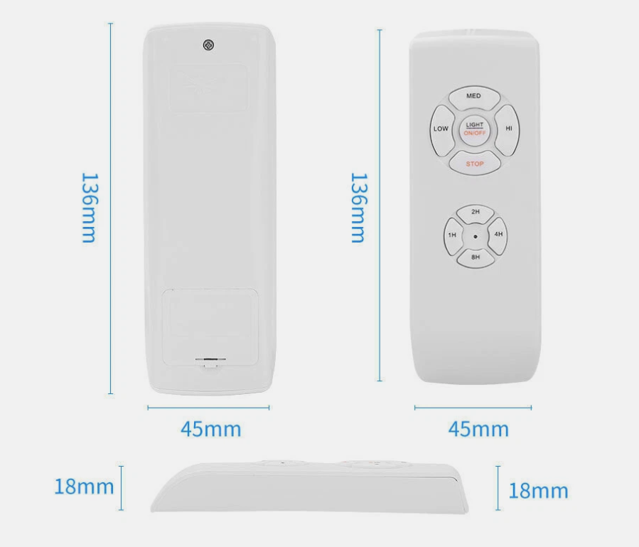 Ceiling Fan Lamp Remote Controller Kit Timing Wireless Intelligent Switch AU