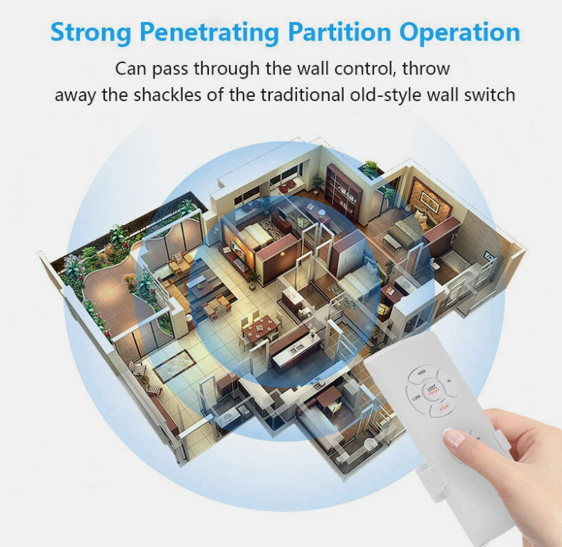 Ceiling Fan Lamp Remote Controller Kit Timing Wireless Intelligent Switch AU