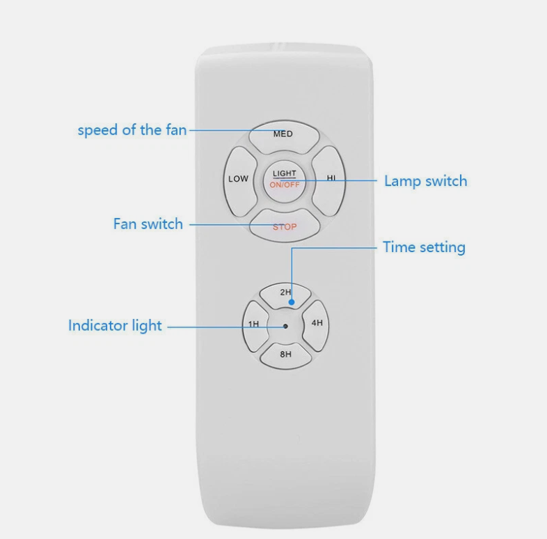 Ceiling Fan Lamp Remote Controller Kit Timing Wireless Intelligent Switch AU