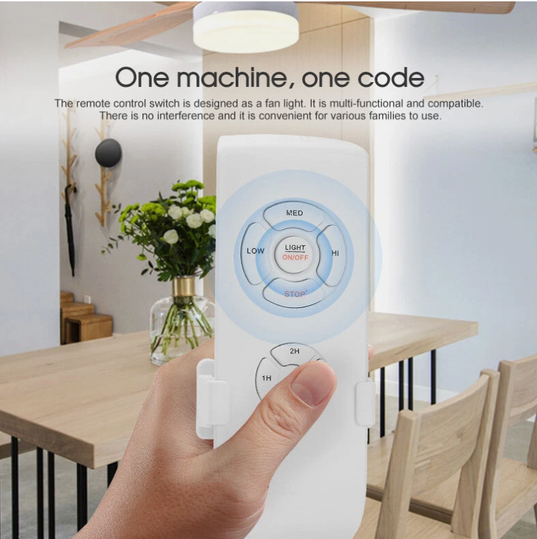 Ceiling Fan Lamp Remote Controller Kit Timing Wireless Intelligent Switch AU