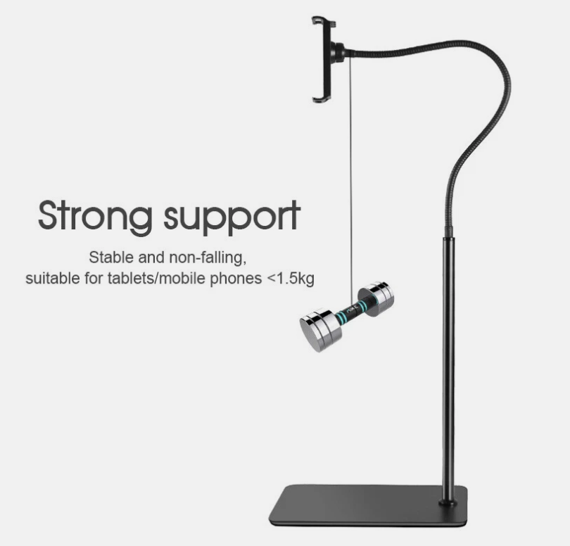 Adjustable Floor Stand Bed Lazy Mount Holder Arm Bracket For Phone Tablet iPad