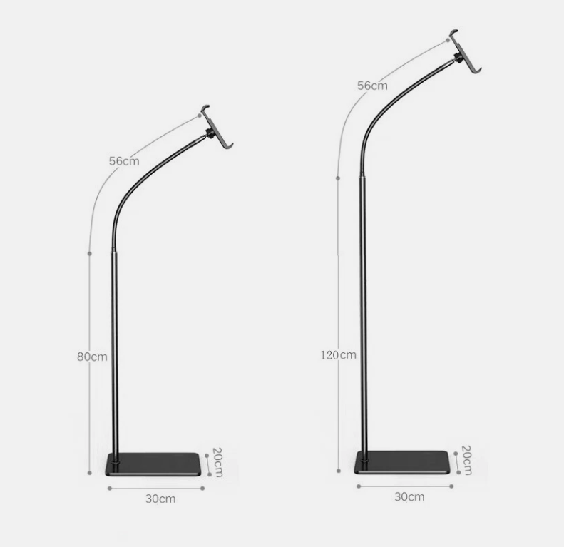 Adjustable Floor Stand Bed Lazy Mount Holder Arm Bracket For Phone Tablet iPad