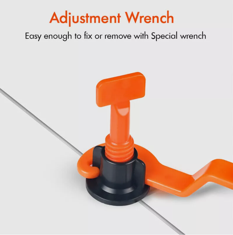 50-200 Tile Leveling System Clips Levelling Spacer Tiling Tool Floor Wall Wrench