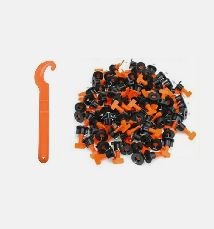 50-200 Tile Leveling System Clips Levelling Spacer Tiling Tool Floor Wall Wrench