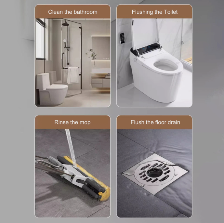 Handheld Bidet Sprayer Kit Stainless Steel Douche Toilet Shower Spray