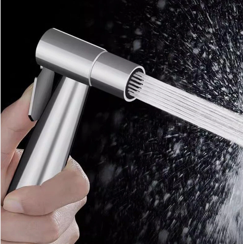 Handheld Bidet Sprayer Kit Stainless Steel Douche Toilet Shower Spray