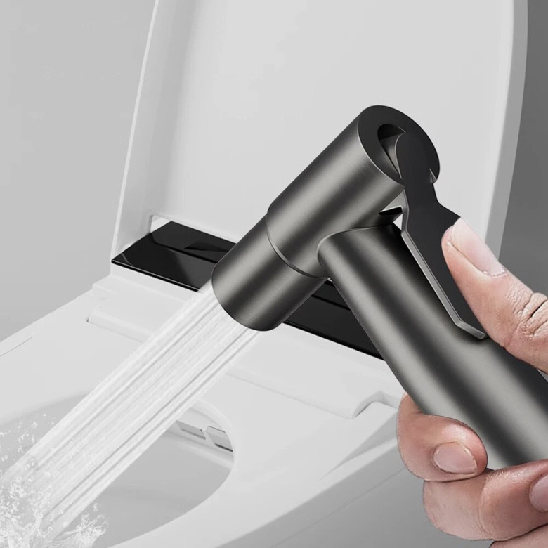 Handheld Bidet Sprayer Kit Stainless Steel Douche Toilet Shower Spray