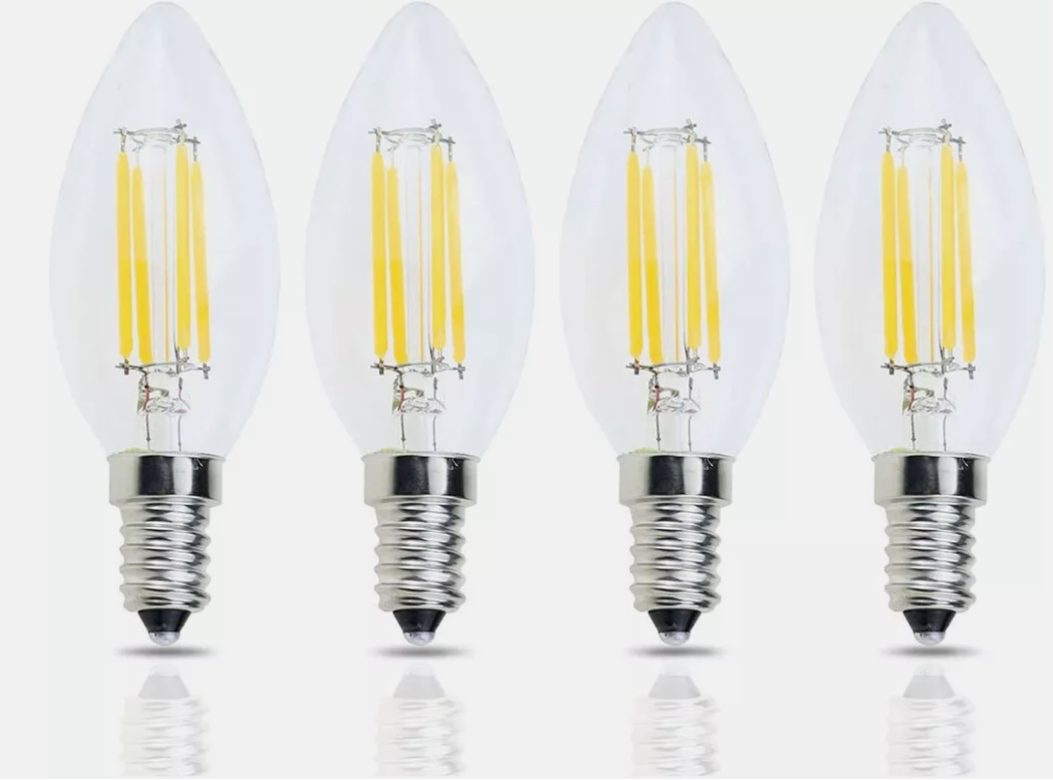 10pcs 4w 6w Edison Light Bulb Vintage Industrial Cafe Bar Filament Led Globe E14