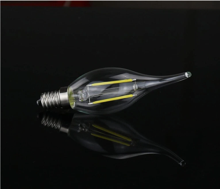 10pcs 4w 6w Edison Light Bulb Vintage Industrial Cafe Bar Filament Led Globe E14