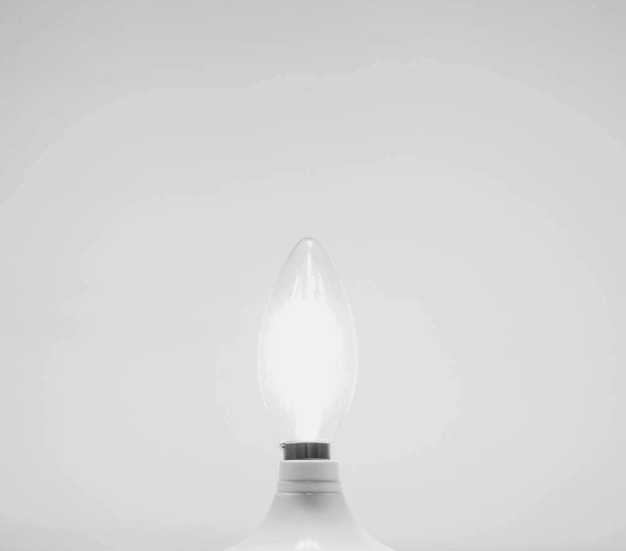 E14 4/6W LED Dimmable Bulb Flame Chandelier Candle Light SES Edison Lamp