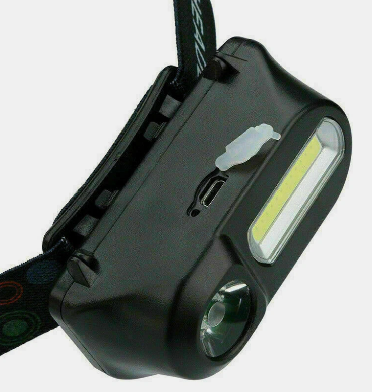 2X Bright Waterproof HeadTorch Headlight LED USB Rechargeable Headlamp Fish