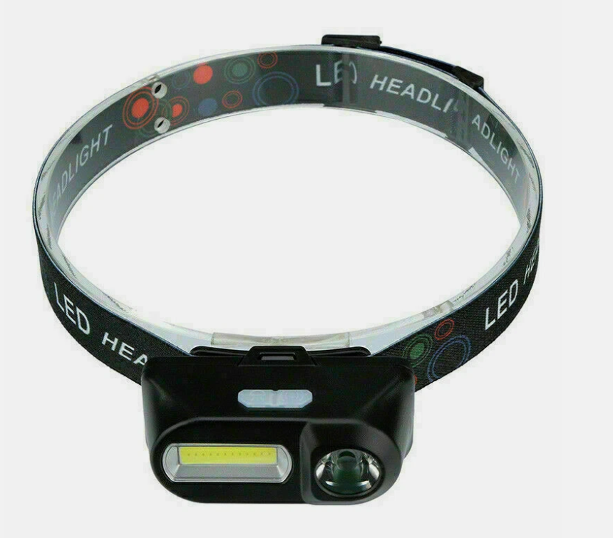 2X Bright Waterproof HeadTorch Headlight LED USB Rechargeable Headlamp Fish
