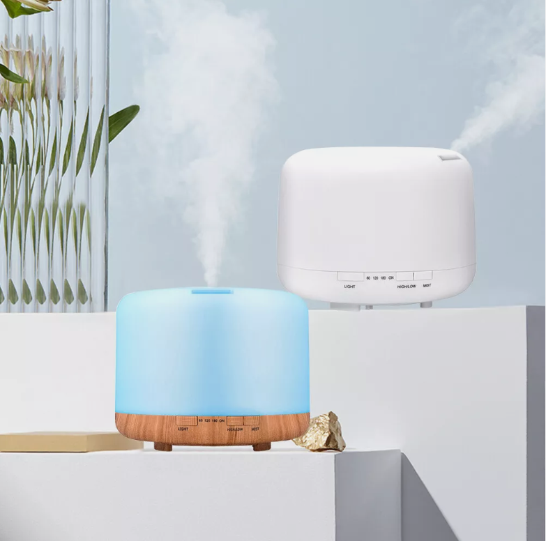 500ML Aroma Aromatherapy Diffuser LED Oil Ultrasonic Air Humidifier Purifier